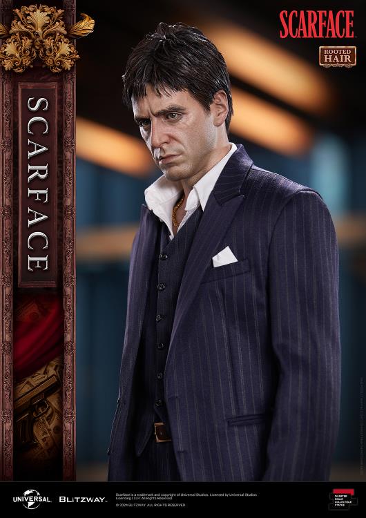 Scarface Tony Montana (Rooted Hair Ver.) 1/4 Superb Scale Statue Gallery Image 38