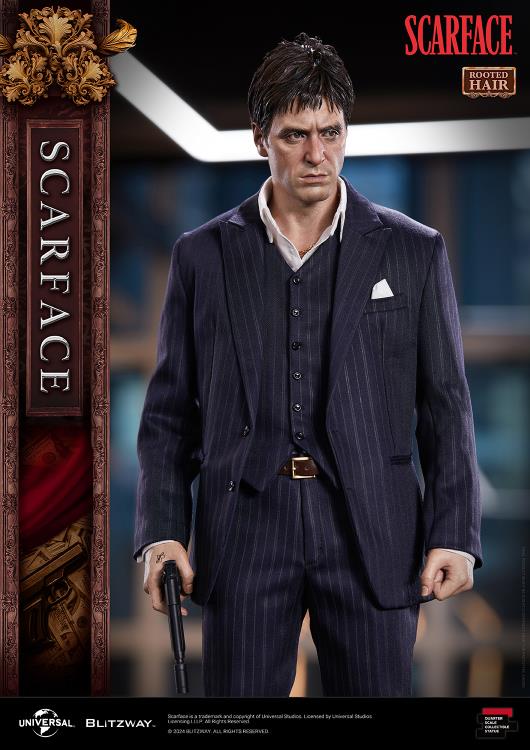 Scarface Tony Montana (Rooted Hair Ver.) 1/4 Superb Scale Statue Gallery Image 43