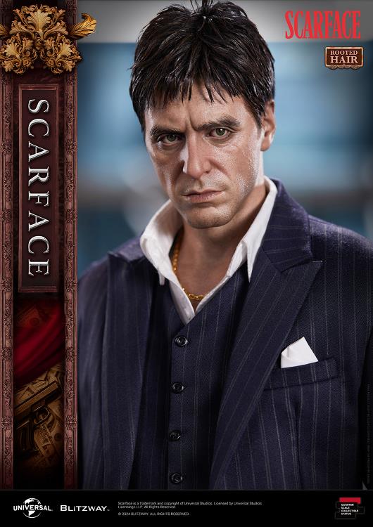 Scarface Tony Montana (Rooted Hair Ver.) 1/4 Superb Scale Statue Gallery Image 30