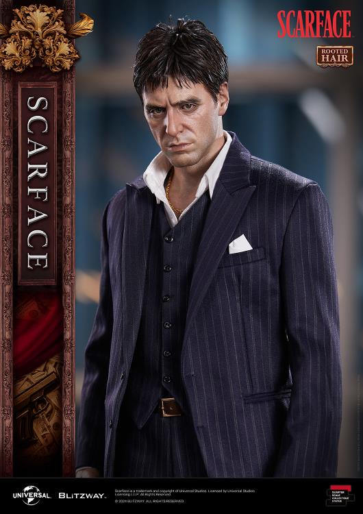 Scarface Tony Montana (Rooted Hair Ver.) 1/4 Superb Scale Statue Gallery Image 33