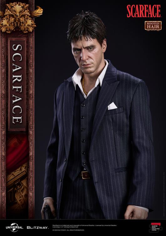Scarface Tony Montana (Rooted Hair Ver.) 1/4 Superb Scale Statue Gallery Image 18