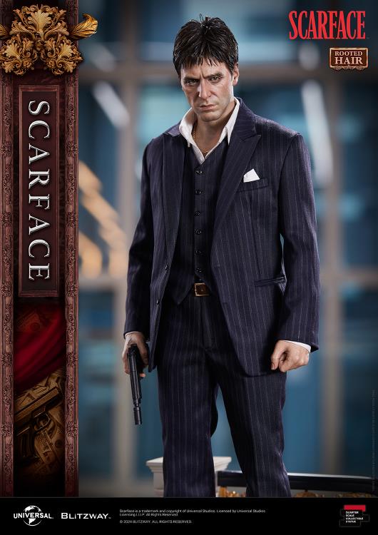 Scarface Tony Montana (Rooted Hair Ver.) 1/4 Superb Scale Statue Gallery Image 34