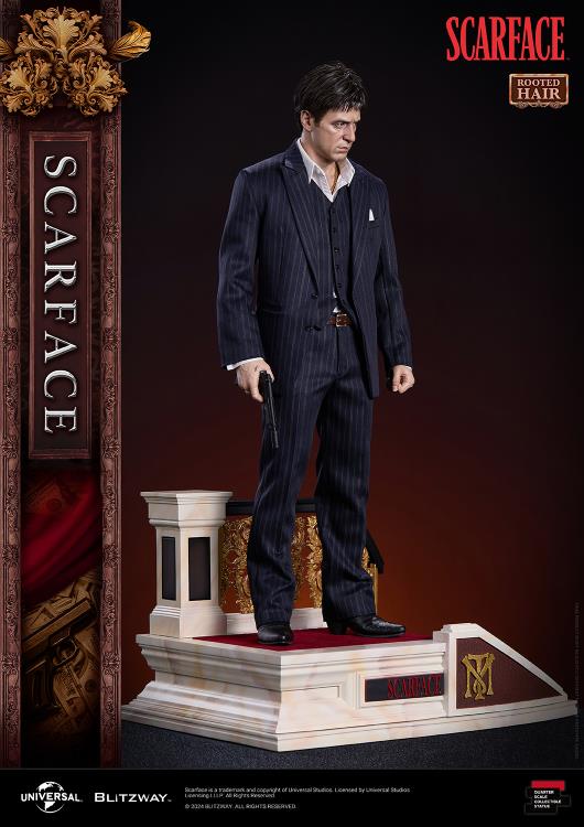 Scarface Tony Montana (Rooted Hair Ver.) 1/4 Superb Scale Statue Gallery Image 9