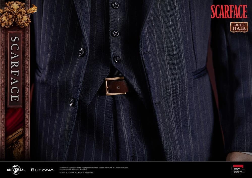 Scarface Tony Montana (Rooted Hair Ver.) 1/4 Superb Scale Statue Gallery Image 20