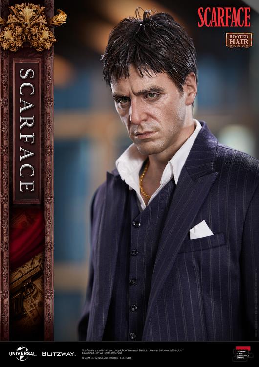 Scarface Tony Montana (Rooted Hair Ver.) 1/4 Superb Scale Statue Gallery Image 28