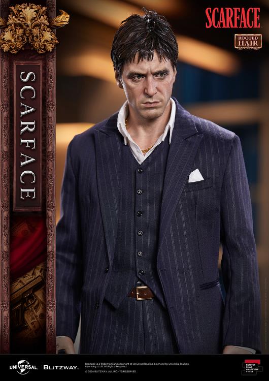 Scarface Tony Montana (Rooted Hair Ver.) 1/4 Superb Scale Statue Gallery Image 46