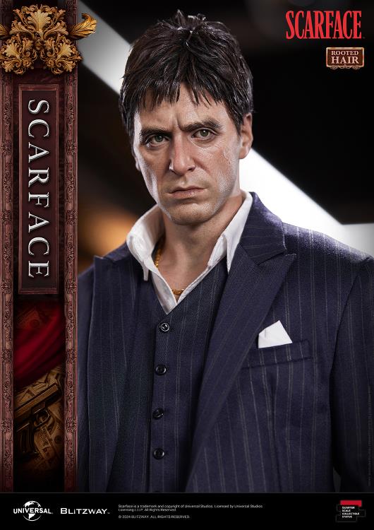 Scarface Tony Montana (Rooted Hair Ver.) 1/4 Superb Scale Statue Gallery Image 40
