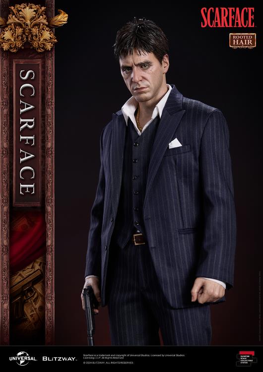 Scarface Tony Montana (Rooted Hair Ver.) 1/4 Superb Scale Statue Gallery Image 17