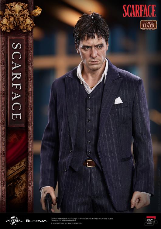 Scarface Tony Montana (Rooted Hair Ver.) 1/4 Superb Scale Statue