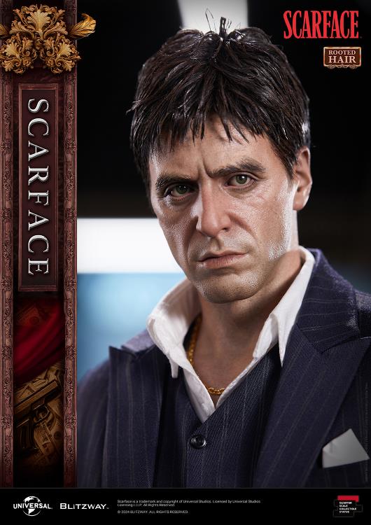 Scarface Tony Montana (Rooted Hair Ver.) 1/4 Superb Scale Statue Gallery Image 37