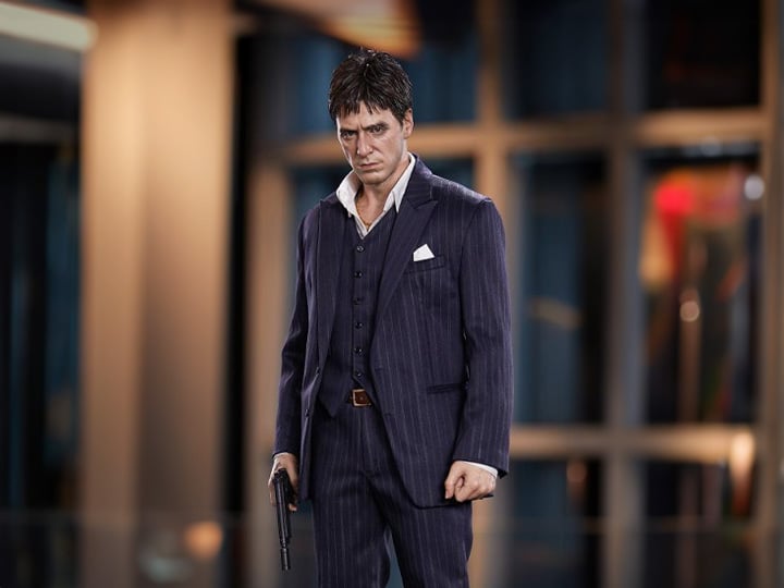 Scarface Tony Montana (Rooted Hair Ver.) 1/4 Superb Scale Statue Gallery Image 1