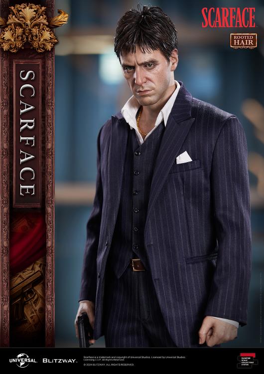 Scarface Tony Montana (Rooted Hair Ver.) 1/4 Superb Scale Statue Gallery Image 29