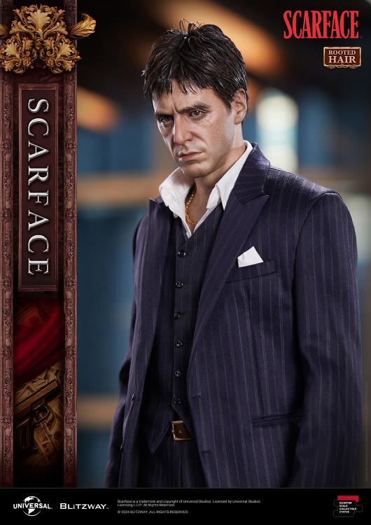 Scarface Tony Montana (Rooted Hair Ver.) 1/4 Superb Scale Statue Gallery Image 31