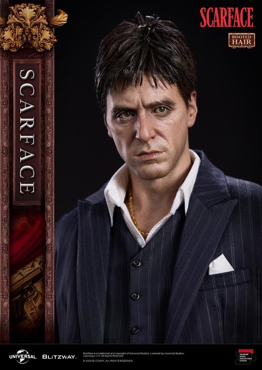 Scarface Tony Montana (Rooted Hair Ver.) 1/4 Superb Scale Statue Gallery Image 13