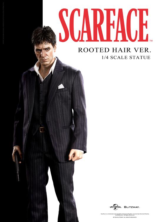 Scarface Tony Montana (Rooted Hair Ver.) 1/4 Superb Scale Statue Gallery Image 3