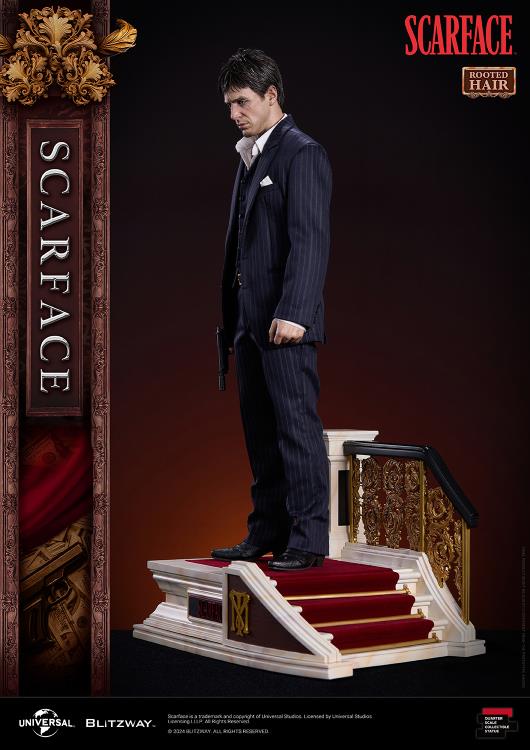 Scarface Tony Montana (Rooted Hair Ver.) 1/4 Superb Scale Statue Gallery Image 6