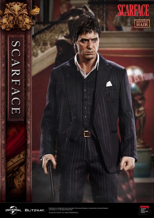 Scarface Tony Montana (Rooted Hair Ver.) 1/4 Superb Scale Statue Gallery Image 11