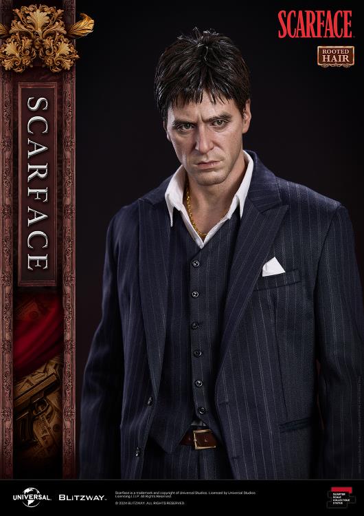 Scarface Tony Montana (Rooted Hair Ver.) 1/4 Superb Scale Statue Gallery Image 14