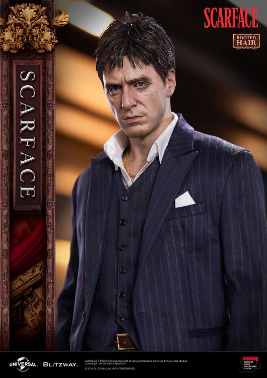 Scarface Tony Montana (Rooted Hair Ver.) 1/4 Superb Scale Statue Gallery Image 41