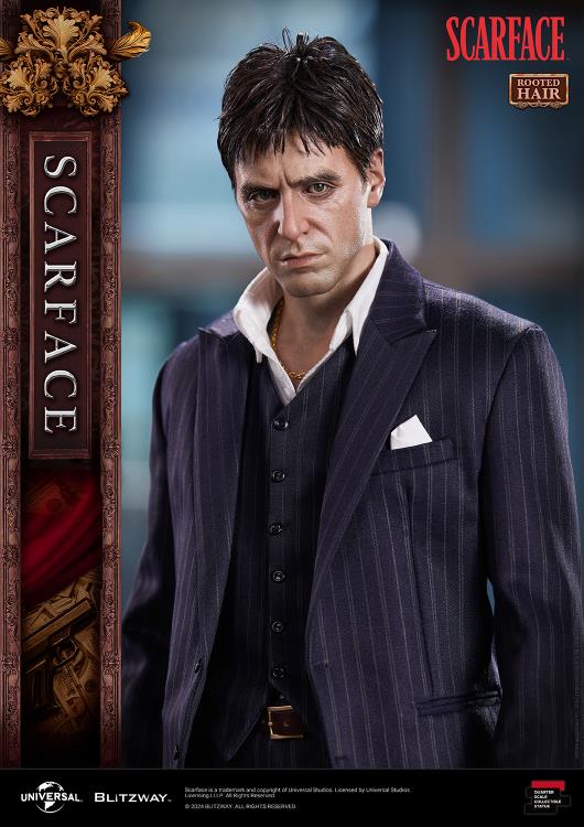 Scarface Tony Montana (Rooted Hair Ver.) 1/4 Superb Scale Statue Gallery Image 36