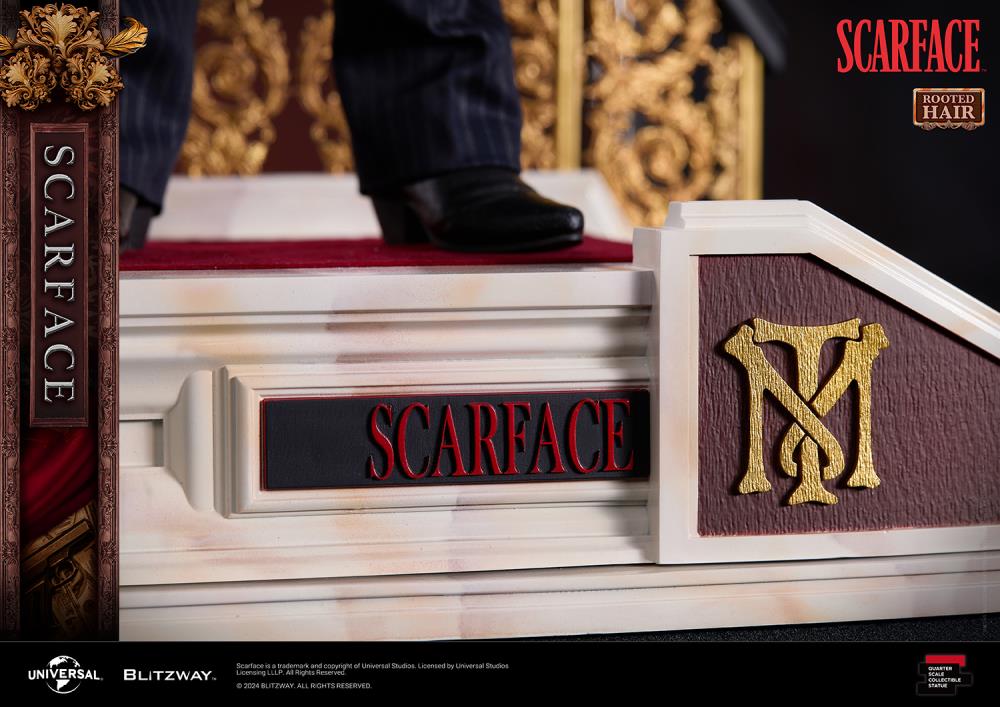 Scarface Tony Montana (Rooted Hair Ver.) 1/4 Superb Scale Statue Gallery Image 23