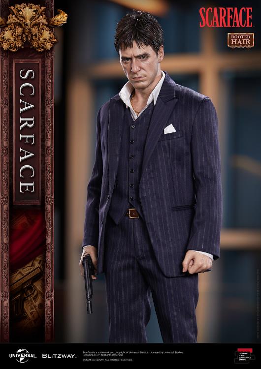 Scarface Tony Montana (Rooted Hair Ver.) 1/4 Superb Scale Statue Gallery Image 39