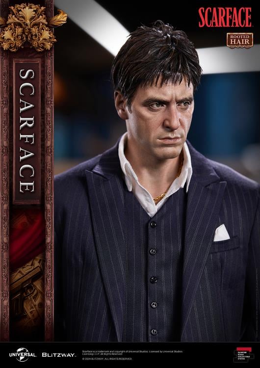 Scarface Tony Montana (Rooted Hair Ver.) 1/4 Superb Scale Statue Gallery Image 47