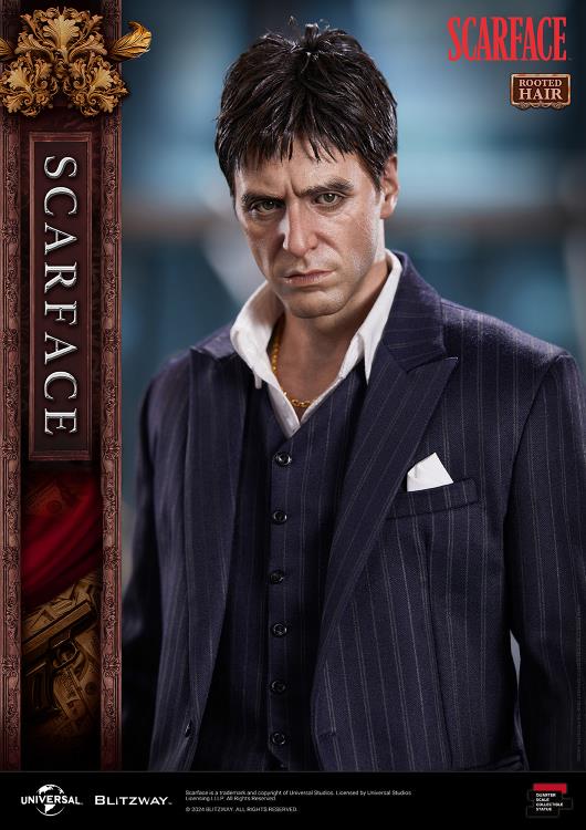 Scarface Tony Montana (Rooted Hair Ver.) 1/4 Superb Scale Statue Gallery Image 27