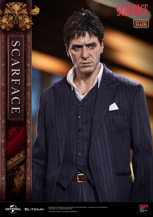 Scarface Tony Montana (Rooted Hair Ver.) 1/4 Superb Scale Statue Gallery Image 45