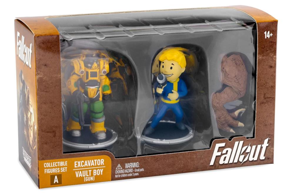 Fallout Excavator & Vault Boy (Gun) Mini Figure Set (Deathclaw BAF) Gallery Image 11