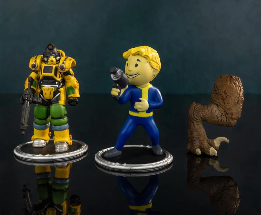 Fallout Excavator & Vault Boy (Gun) Mini Figure Set (Deathclaw BAF) Gallery Image 3