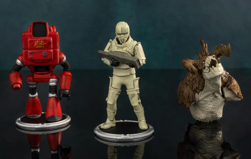 Fallout Nukatron & Synth Mini Figure Set (Deathclaw BAF)