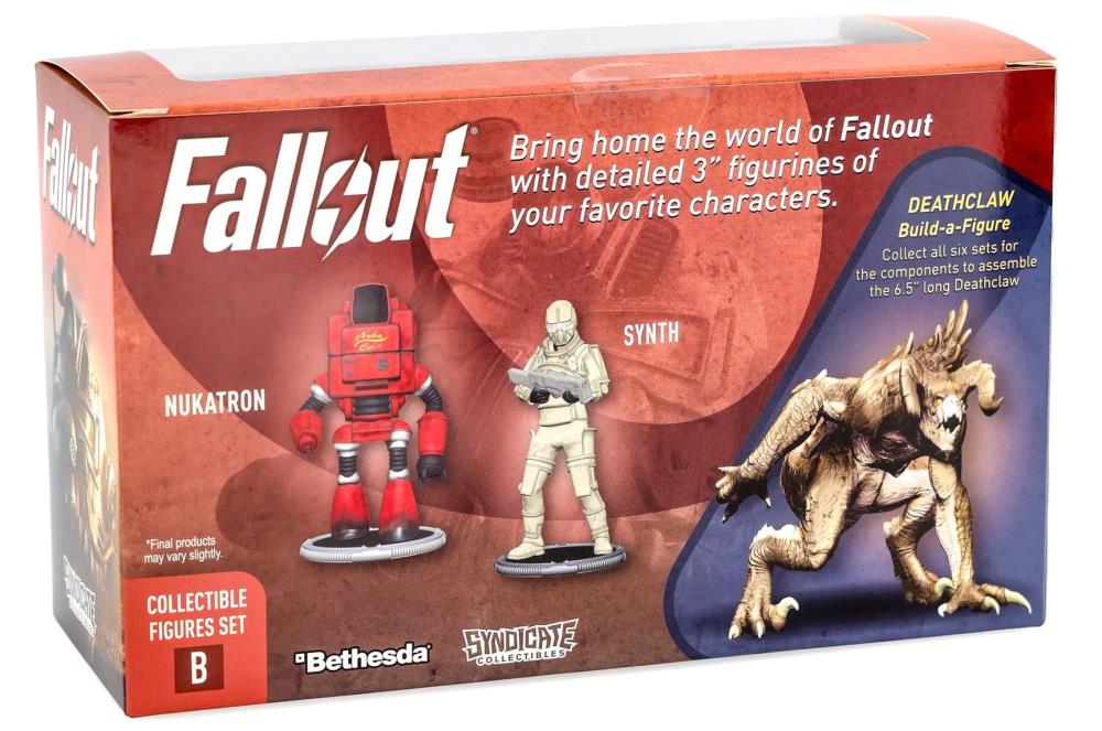 Fallout Nukatron & Synth Mini Figure Set (Deathclaw BAF)