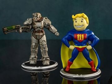 Fallout T-60 & Vault Boy (Power) Mini Figure Set (Deathclaw BAF)