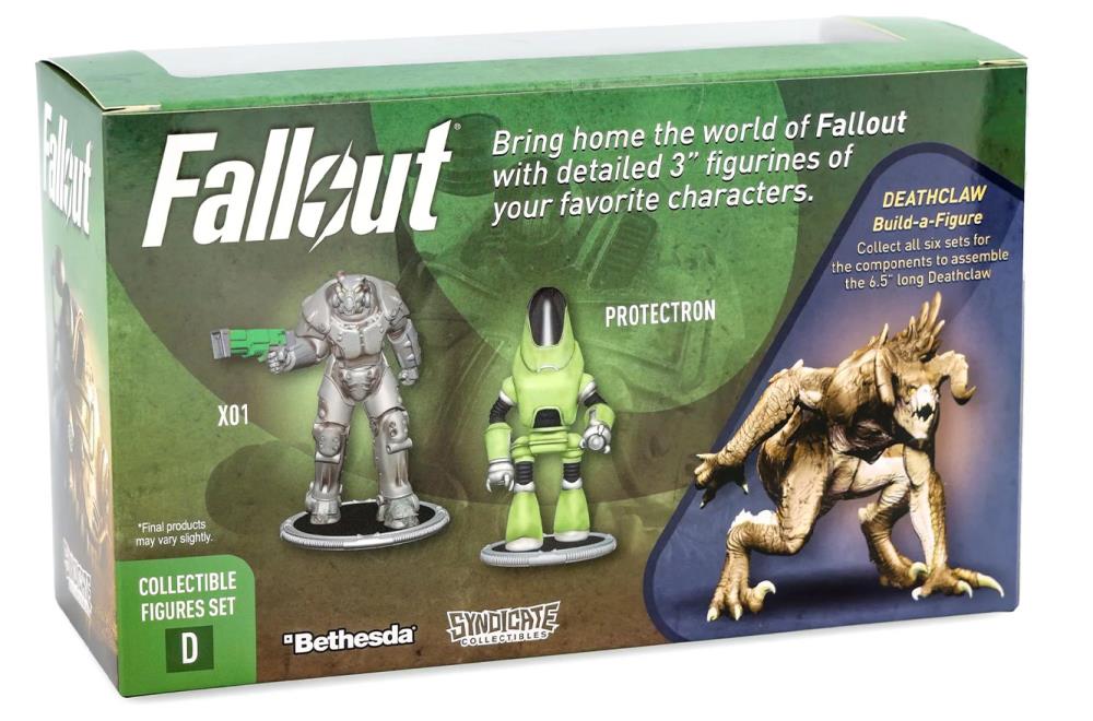 Fallout X-01 & Protectron Mini Figure Set (Deathclaw BAF)
