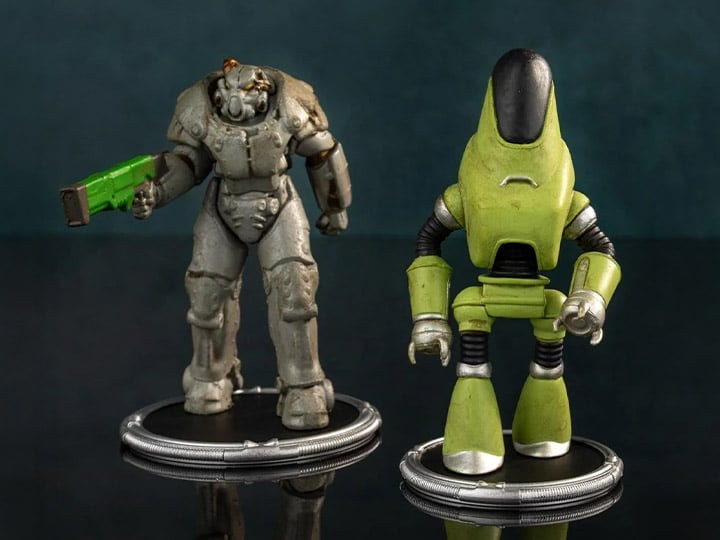 Fallout X-01 & Protectron Mini Figure Set (Deathclaw BAF)