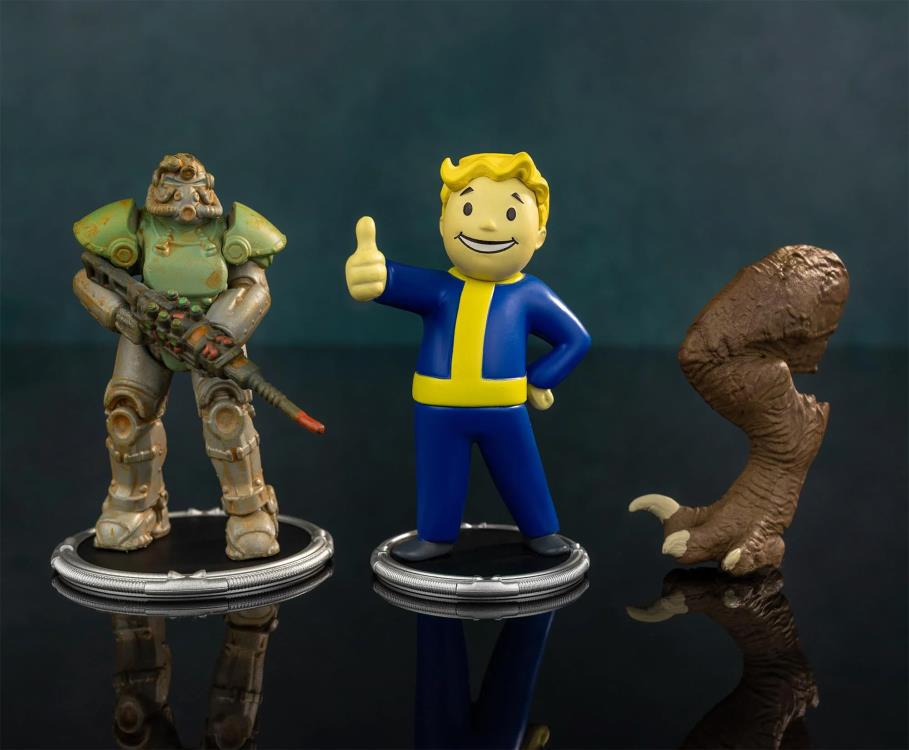 Fallout T-51 & Vault Boy (Classic) Mini Figure Set (Deathclaw BAF)
