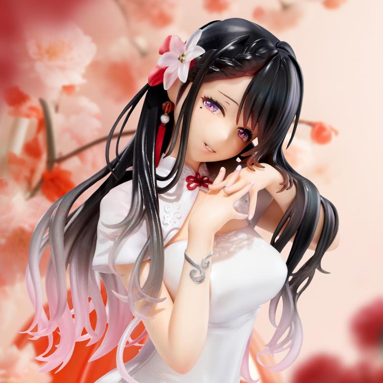 Mai Okuma Illustration Iyashikei White Chinese Dress Onee-san Figure Gallery Image 5