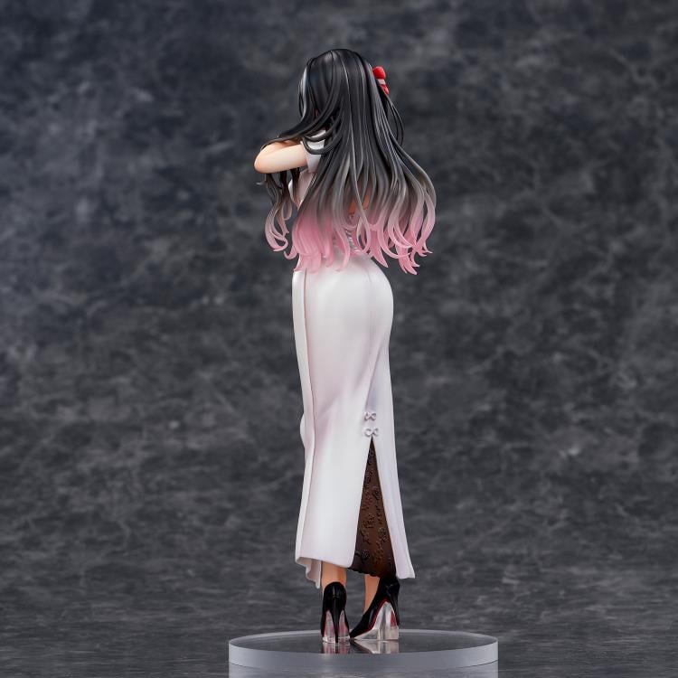 Mai Okuma Illustration Iyashikei White Chinese Dress Onee-san Figure Gallery Image 9