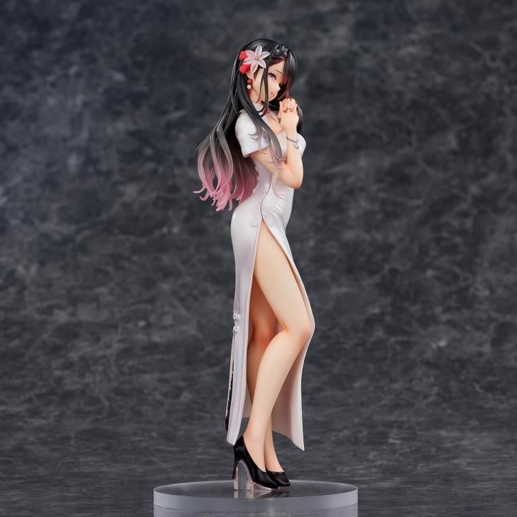 Mai Okuma Illustration Iyashikei White Chinese Dress Onee-san Figure Gallery Image 12