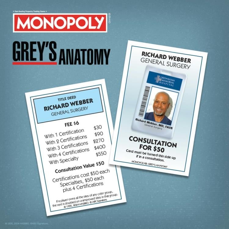 Monopoly: Grey's Anatomy Edition Gallery Image 6