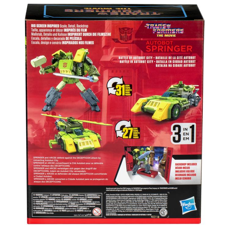 The Transformers: The Movie Studio Series 86-30 Leader Autobot Springer Gallery Image 8