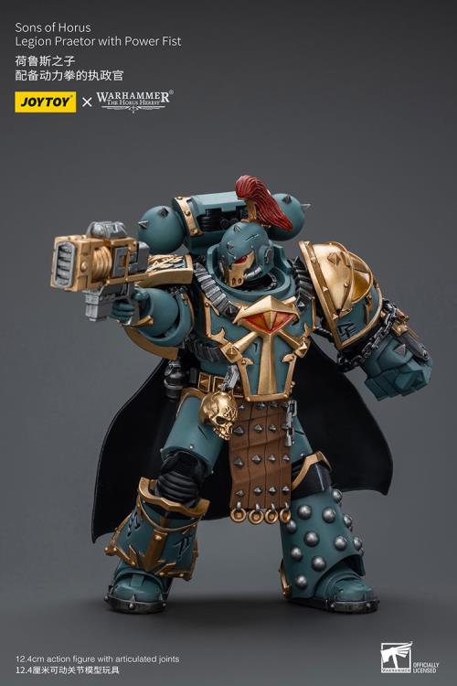 Warhammer: The Horus Heresy Sons of Horus Legion Praetor with Power Fist 1/18 Scale Action Figure Gallery Image 12
