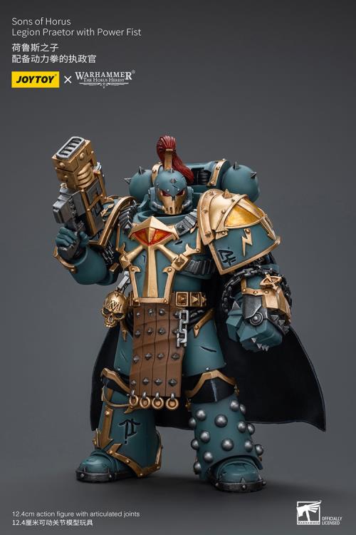 Warhammer: The Horus Heresy Sons of Horus Legion Praetor with Power Fist 1/18 Scale Action Figure Gallery Image 6