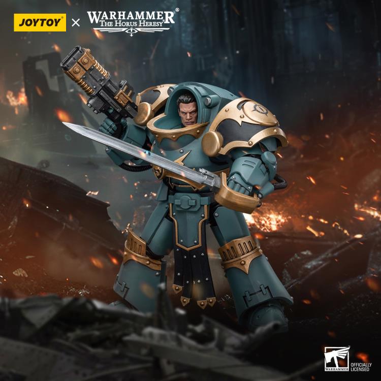 Warhammer: The Horus Heresy Sons of Horus Tartaros Terminator Squad Sergeant with Volkite Charger and Power Sword 1/18 Scale Action Figure Gallery Image 3