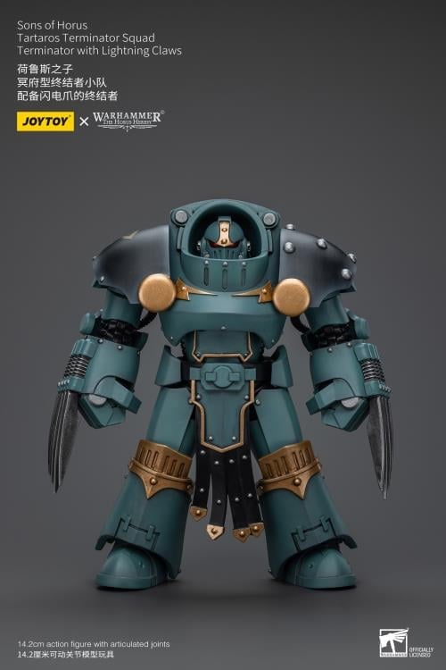 Warhammer: The Horus Heresy Sons of Horus Tartaros Terminator Squad Terminator with Lightning Claws 1/18 Scale Action Figure Gallery Image 6