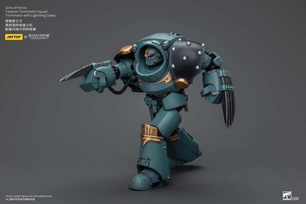Warhammer: The Horus Heresy Sons of Horus Tartaros Terminator Squad Terminator with Lightning Claws 1/18 Scale Action Figure Gallery Image 12