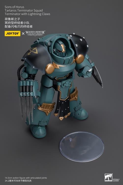 Warhammer: The Horus Heresy Sons of Horus Tartaros Terminator Squad Terminator with Lightning Claws 1/18 Scale Action Figure Gallery Image 13
