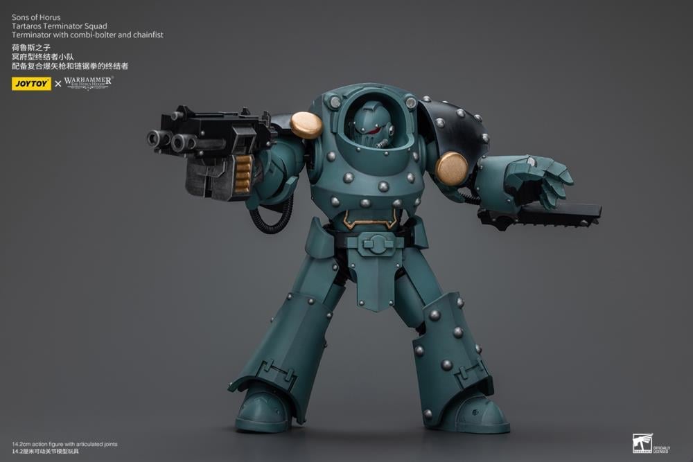 Warhammer: The Horus Heresy Sons of Horus Tartaros Terminator Squad Terminator with Combi-bolter and Chainfist 1/18 Scale Action Figure Gallery Image 7