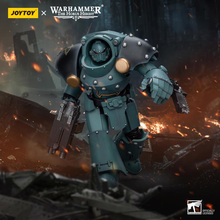 Warhammer: The Horus Heresy Sons of Horus Tartaros Terminator Squad Terminator with Combi-bolter and Chainfist 1/18 Scale Action Figure Gallery Image 3